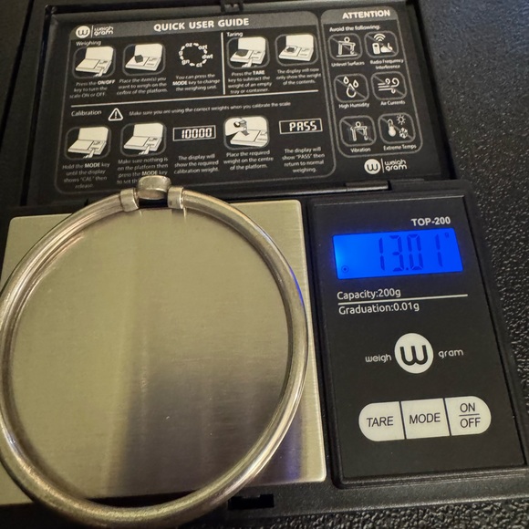 Vintage 1970’s Red Stone Sterling Silver Bracelet - Picture 4 of 11